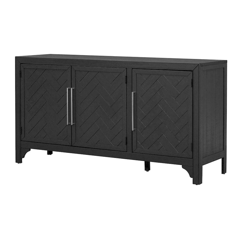 Buffet de rangement avec étagères réglables