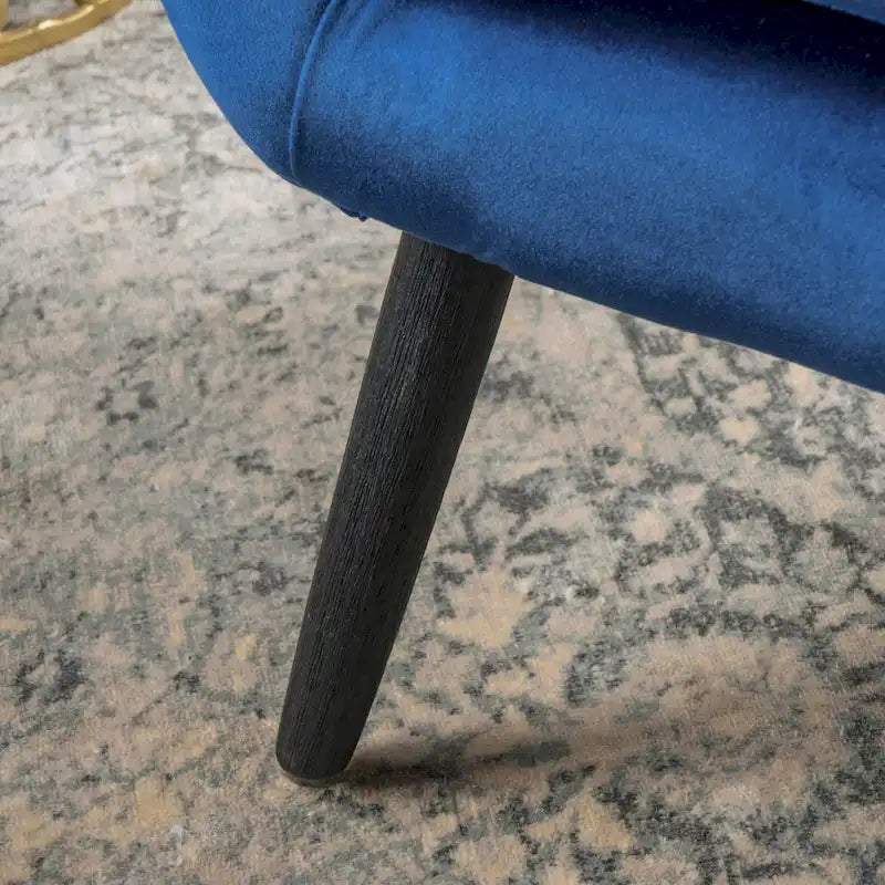 34.25 Fauteuil club en velours