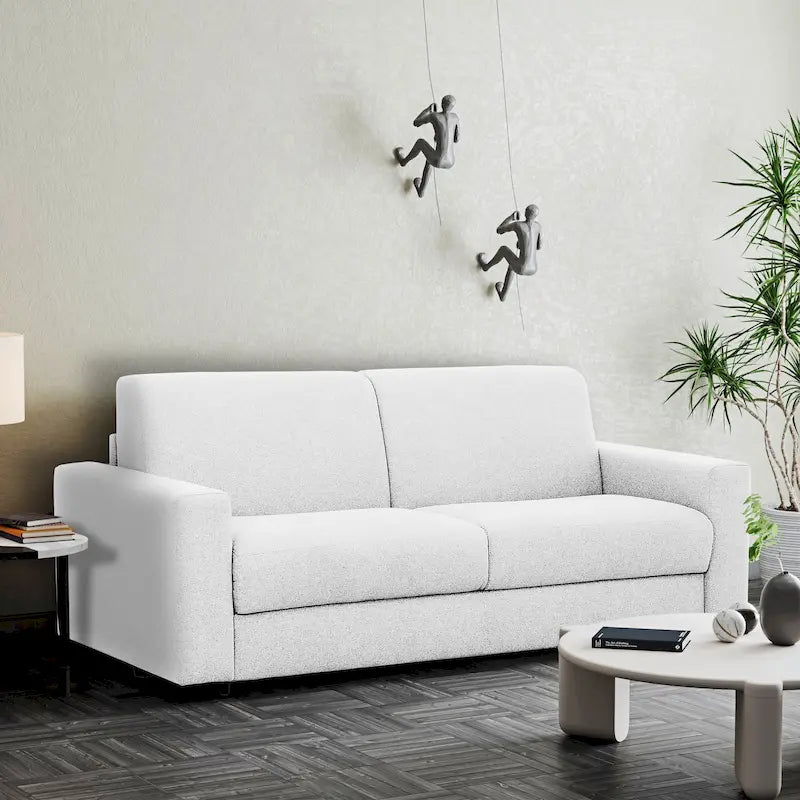 Canapé-lit pleine grandeur de 78 pouces avec matelas en mousse à mémoire de forme