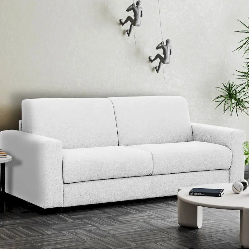 Stearns & Foster Giotto 78 in. Full Sleeper Sofa with Memory Foam Mattress
