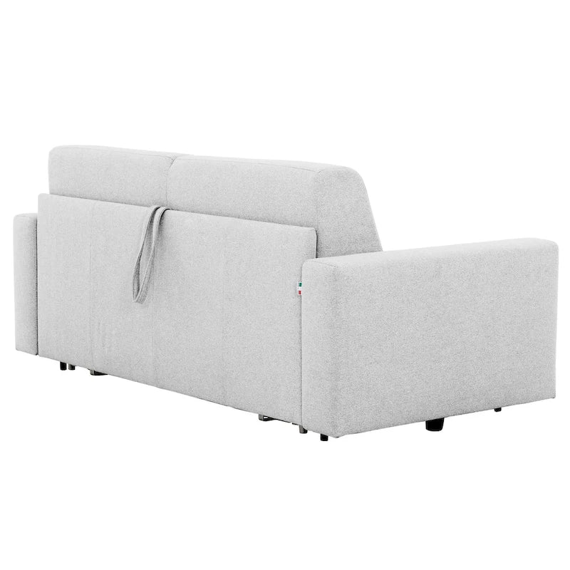 Canapé-lit pleine grandeur de 78 pouces avec matelas en mousse à mémoire de forme