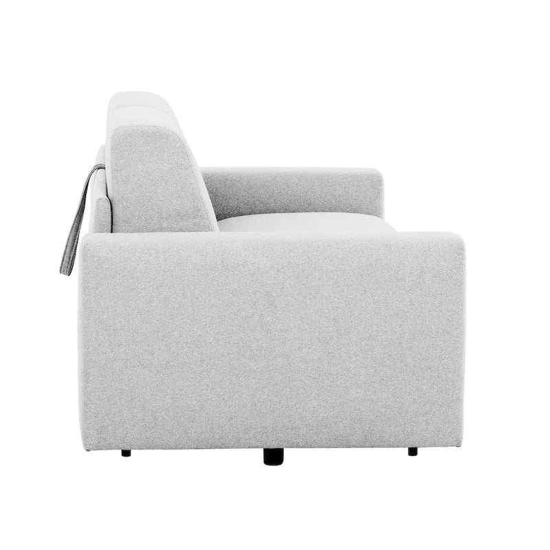 Canapé-lit pleine grandeur de 78 pouces avec matelas en mousse à mémoire de forme