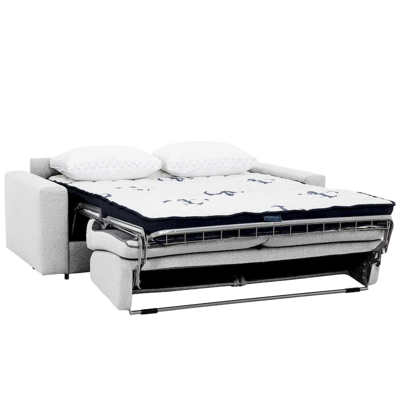 Canapé-lit pleine grandeur de 78 pouces avec matelas en mousse à mémoire de forme