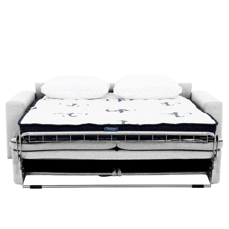 Canapé-lit pleine grandeur de 78 pouces avec matelas en mousse à mémoire de forme