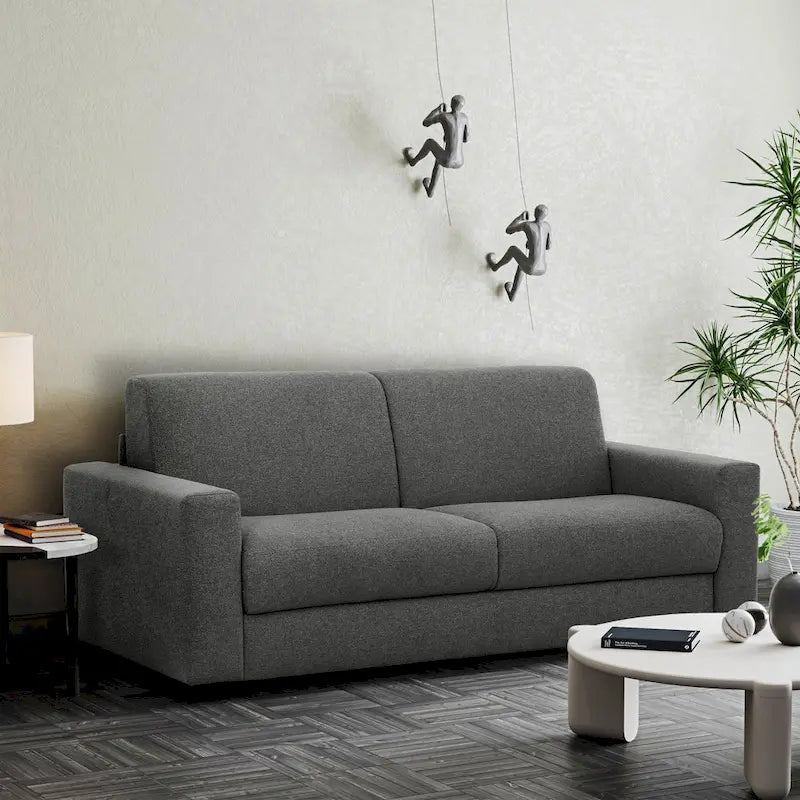 Canapé-lit pleine grandeur de 78 pouces avec matelas en mousse à mémoire de forme