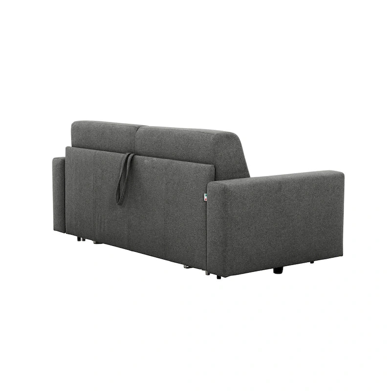 Canapé-lit pleine grandeur de 78 pouces avec matelas en mousse à mémoire de forme
