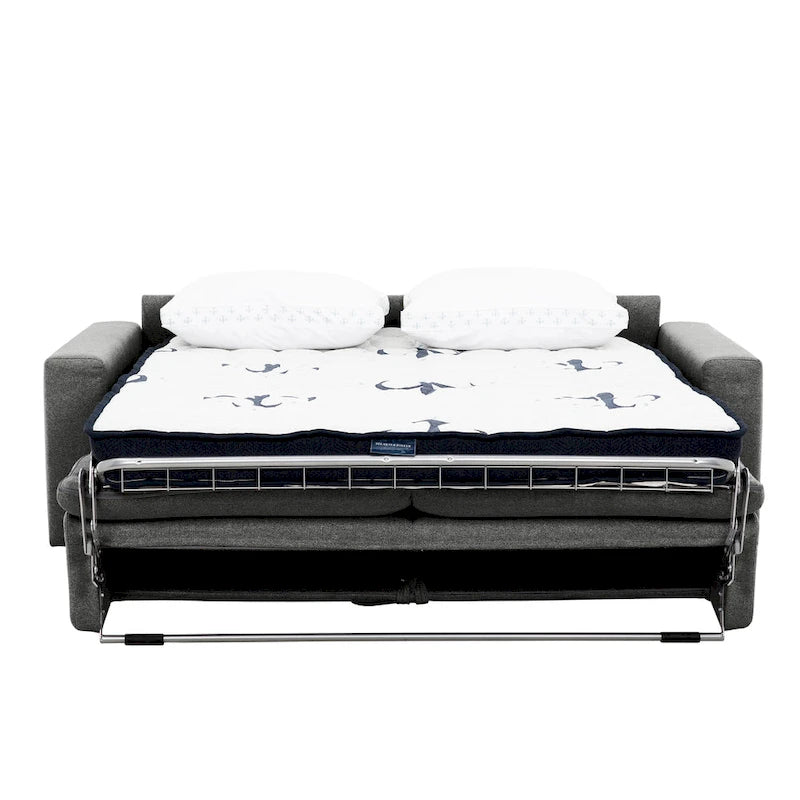 Canapé-lit pleine grandeur de 78 pouces avec matelas en mousse à mémoire de forme