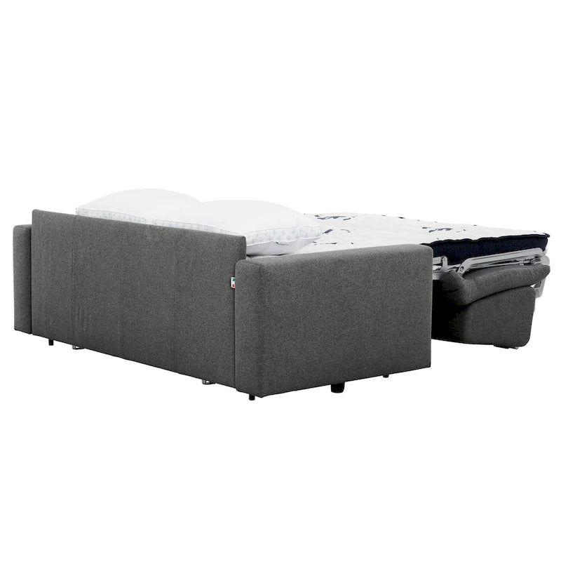 Canapé-lit pleine grandeur de 78 pouces avec matelas en mousse à mémoire de forme