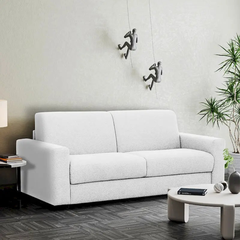 Canapé-lit pleine grandeur de 78 pouces avec matelas en mousse à mémoire de forme
