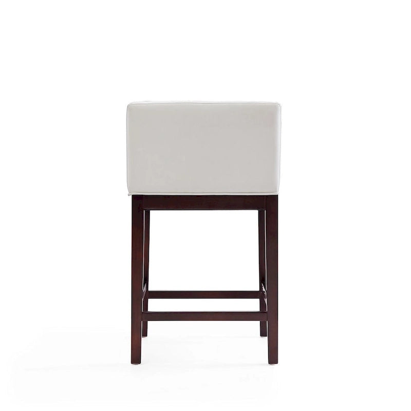 Tabourets de bar en noyer foncé (ensemble de 3 pièces)