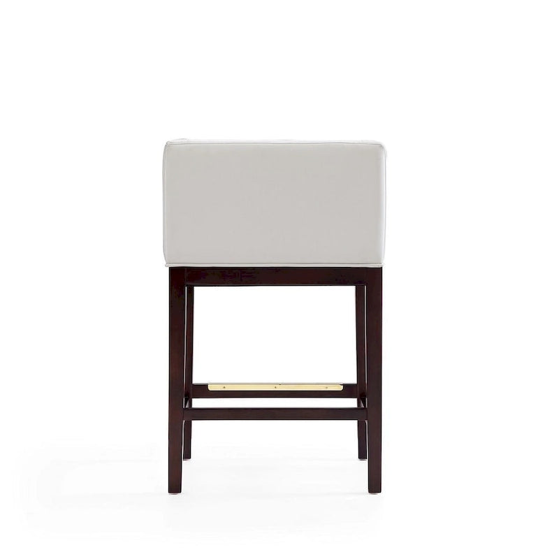 Tabourets de bar en noyer foncé (ensemble de 3 pièces)