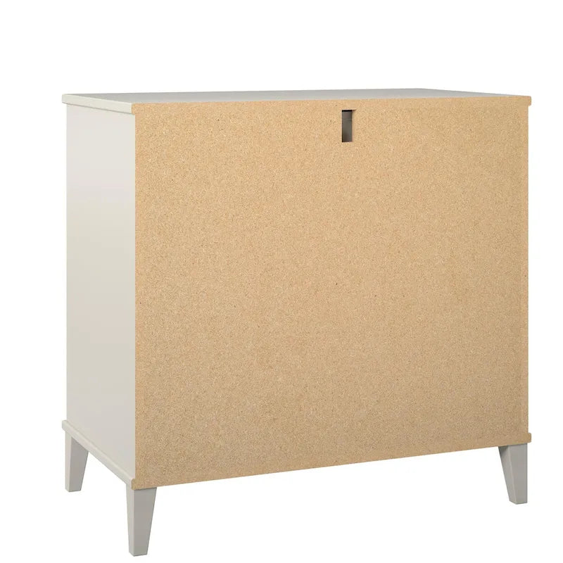 Coiffeuse double tiroir avec plateau coulissant