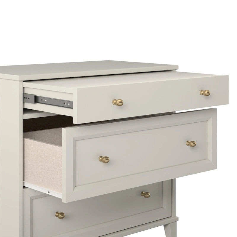 Coiffeuse double tiroir avec plateau coulissant