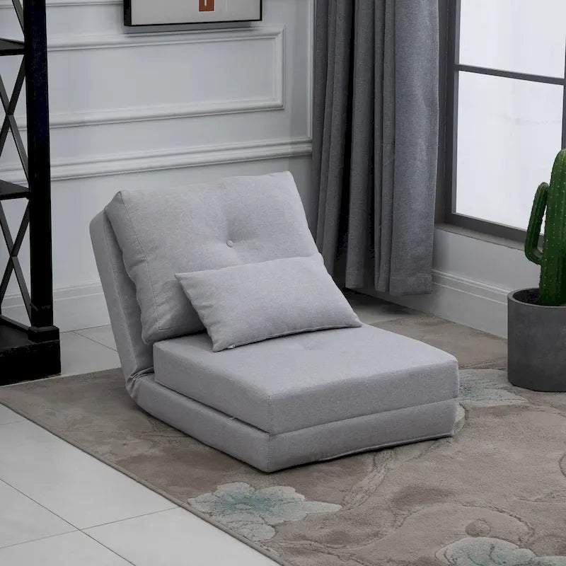 Chaise-longue convertible et pliable, canapé-lit de sol paresseux