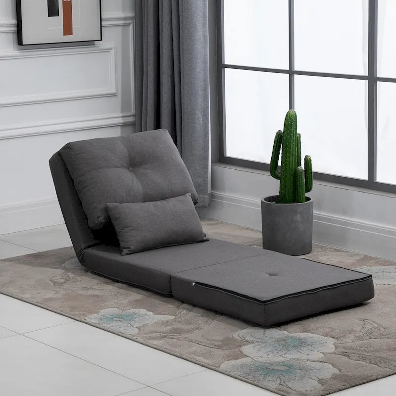 Chaise-longue convertible et pliable, canapé-lit de sol paresseux