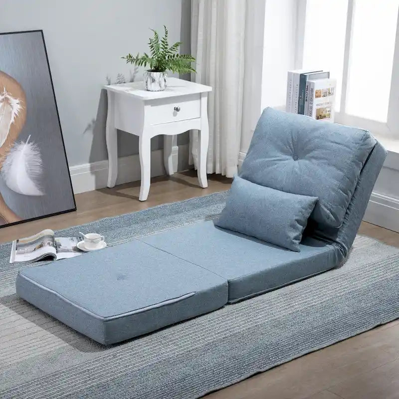 Chaise-longue convertible et pliable, canapé-lit de sol paresseux