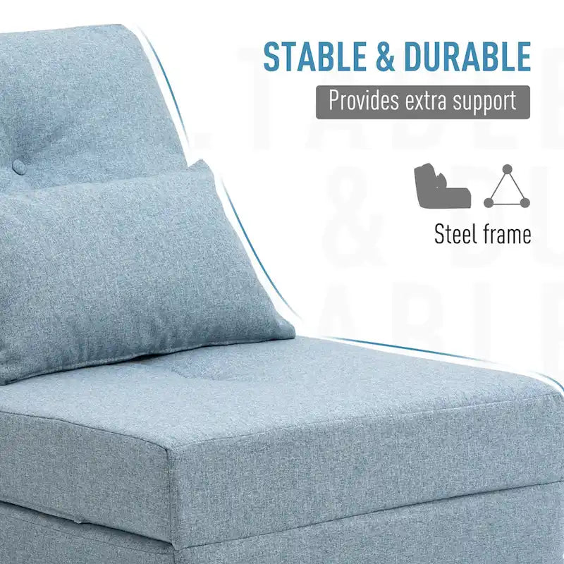 Chaise-longue convertible et pliable, canapé-lit de sol paresseux