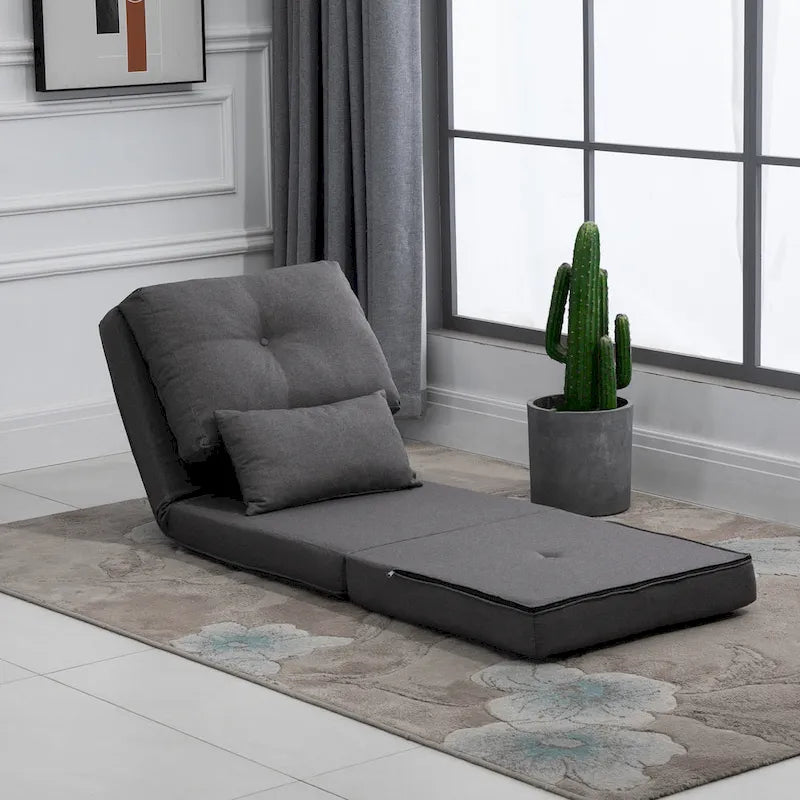 Chaise-longue convertible et pliable, canapé-lit de sol paresseux