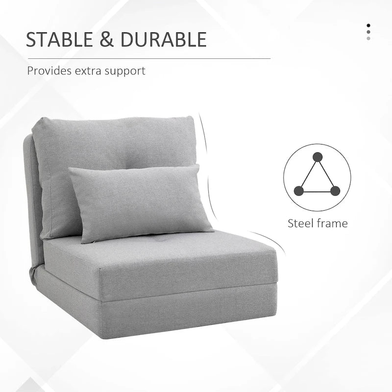 Chaise-longue convertible et pliable, canapé-lit de sol paresseux