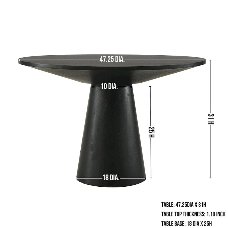 Table de salle à manger de 15 mètres