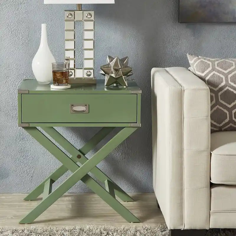 Table décorative en bois avec pied