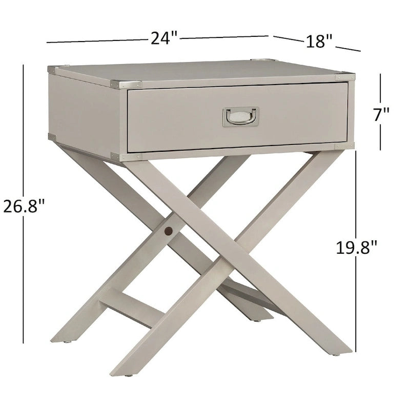 Table décorative en bois avec pied
