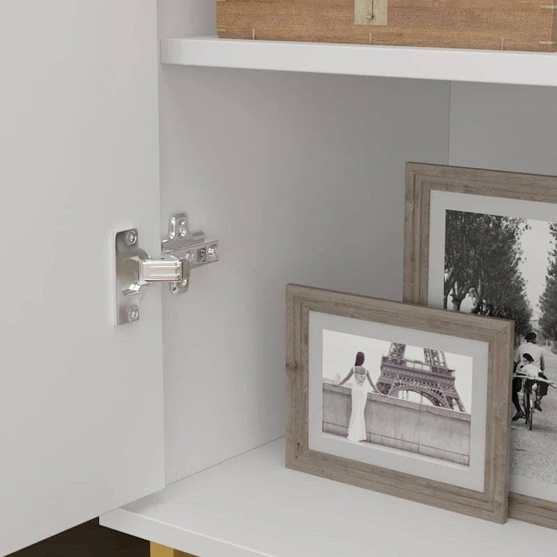 Armoire de rangement 2 portes, meuble TV 3 tiroirs, buffet.