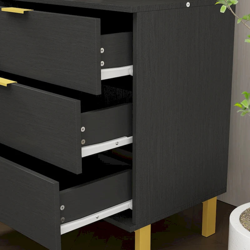 Armoire de rangement 2 portes, meuble TV 3 tiroirs, buffet.