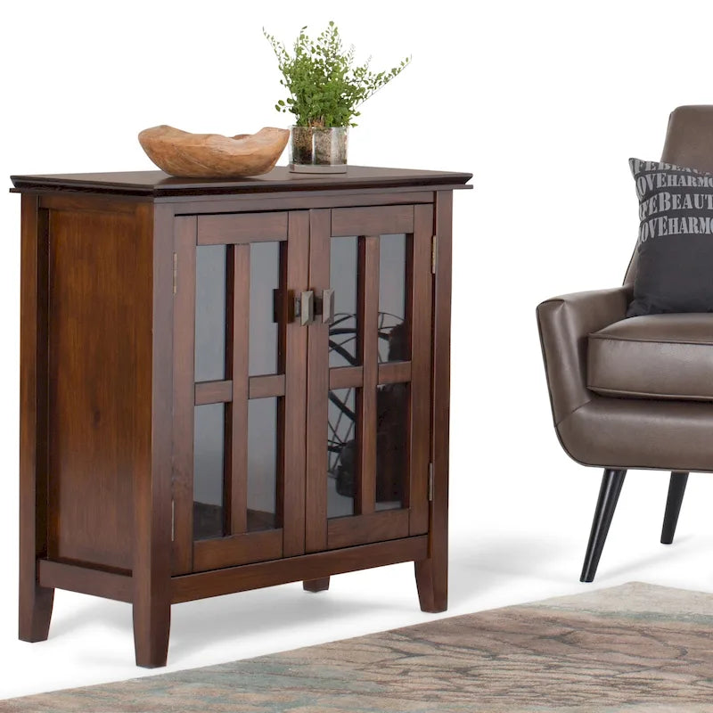 Meuble de rangement bas en BOIS MASSIF de 30 po de large - 30 larg. x 14 prof. x 31 haut.