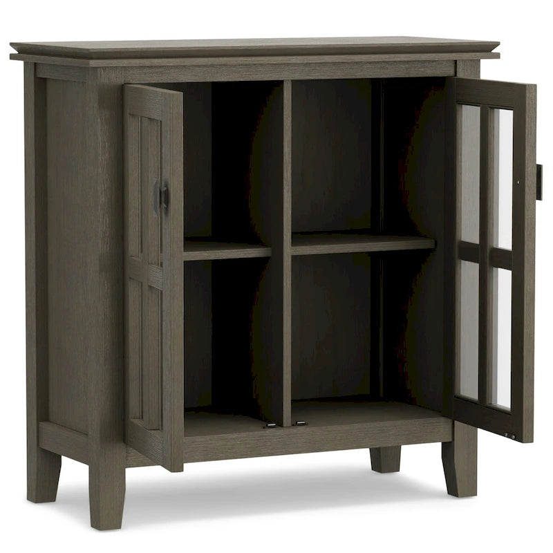 Meuble de rangement bas en BOIS MASSIF de 30 po de large - 30 larg. x 14 prof. x 31 haut.