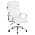Work Smart Executive Faux Leather High Back Chair