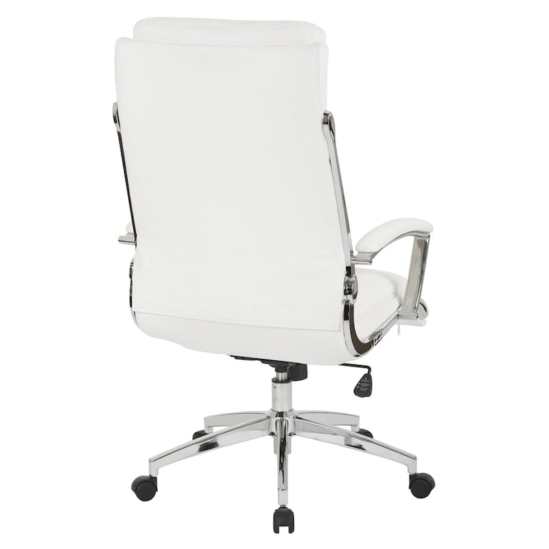Fauteuil de direction à dossier haut en similicuir