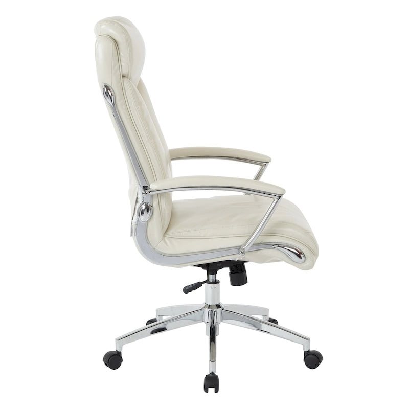 Fauteuil de direction à dossier haut en similicuir