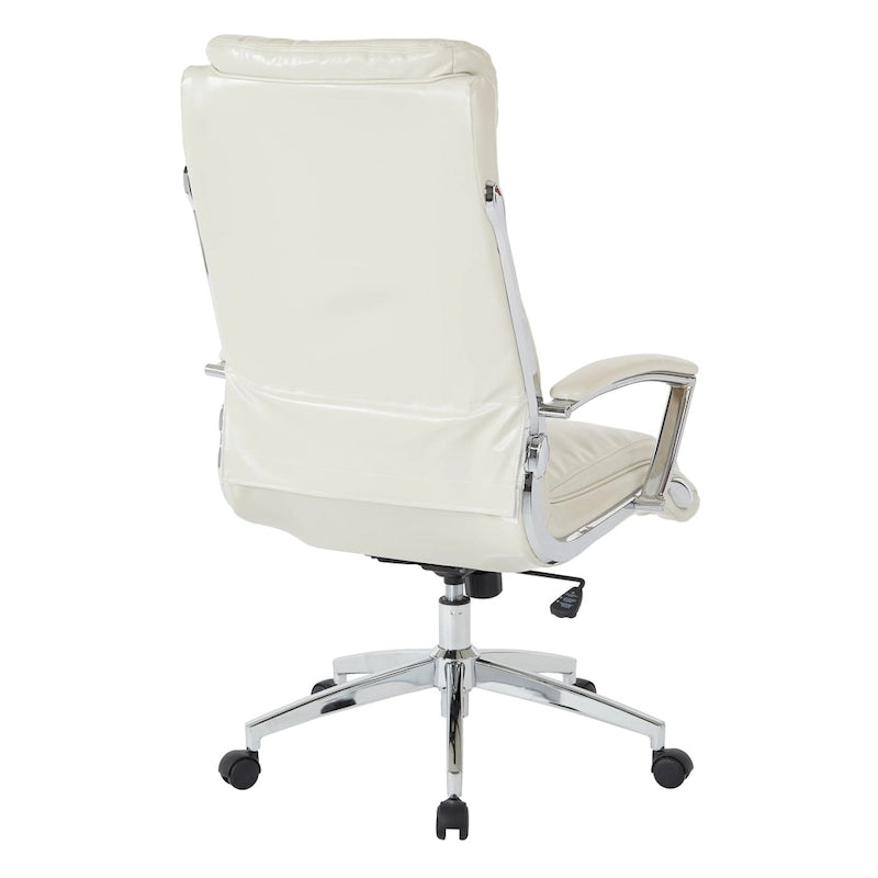 Fauteuil de direction à dossier haut en similicuir
