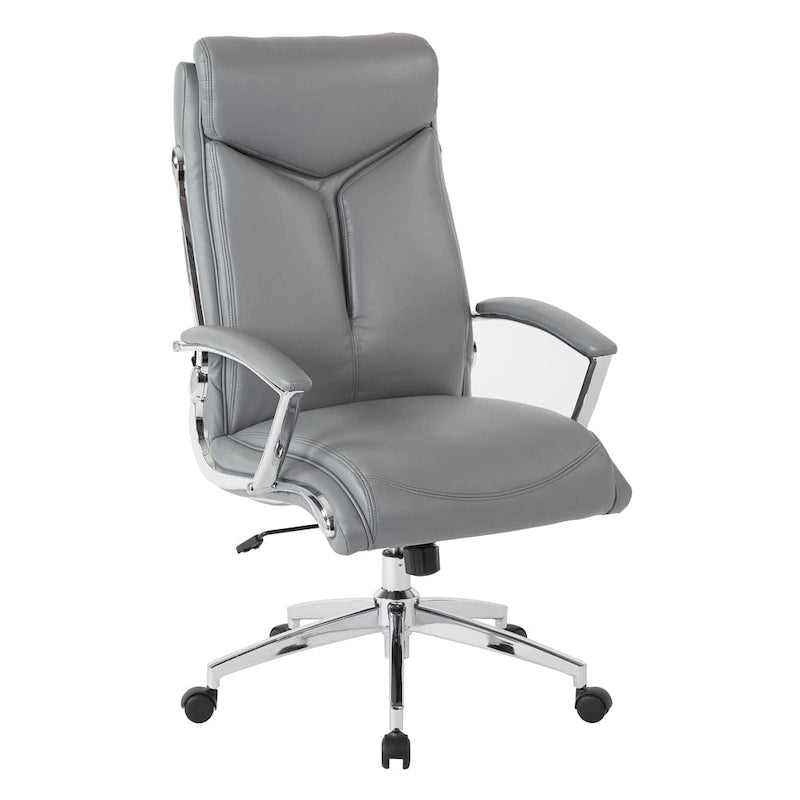 Fauteuil de direction à dossier haut en similicuir