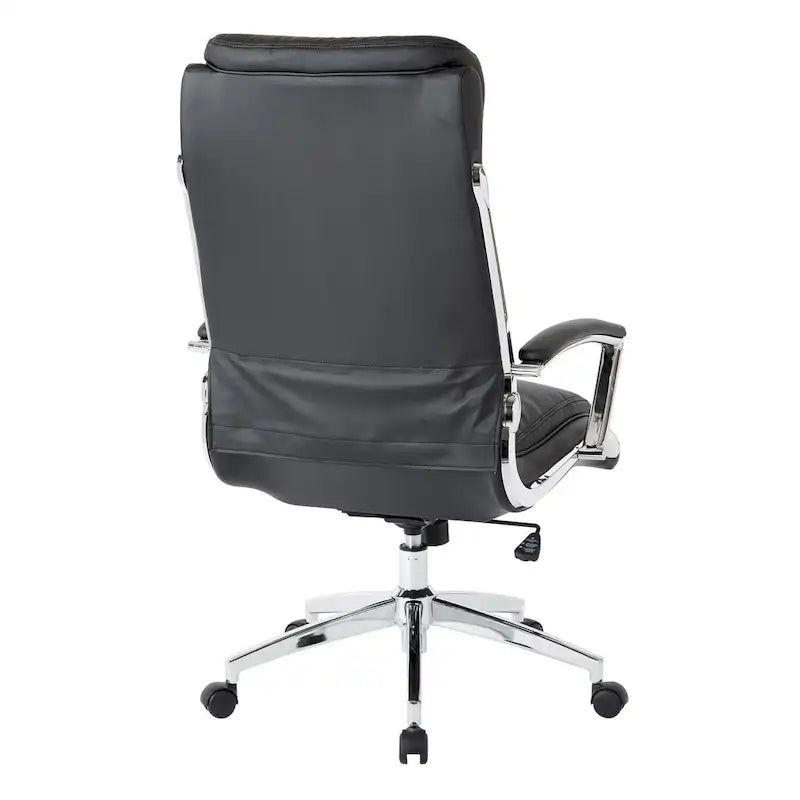 Fauteuil de direction à dossier haut en similicuir