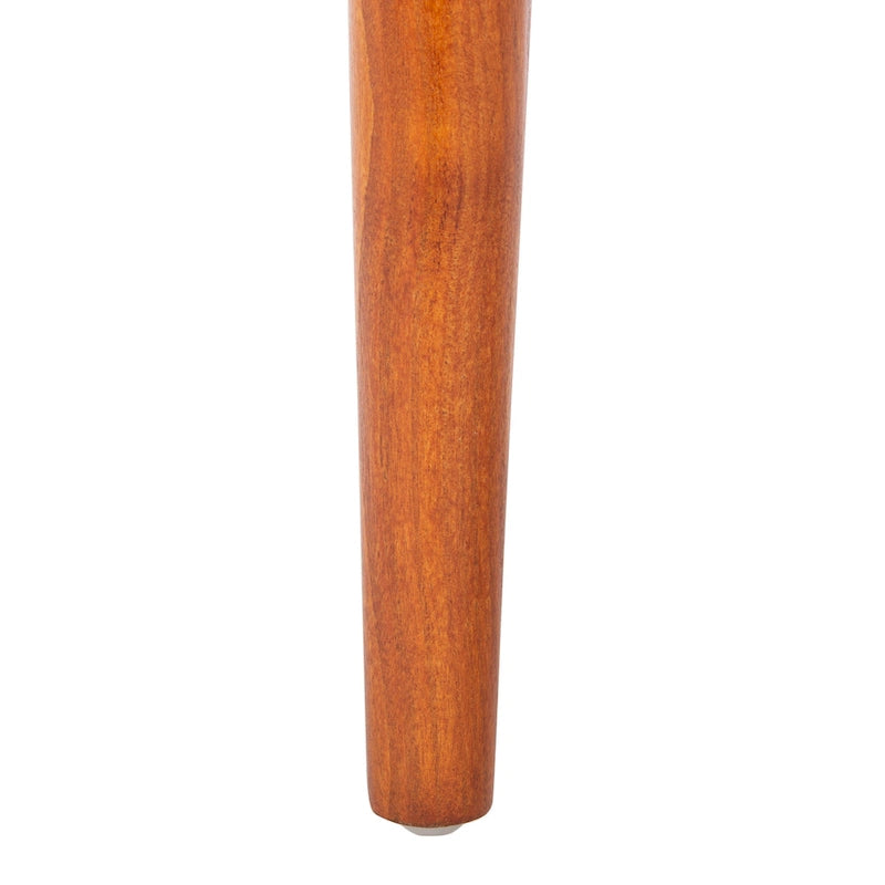 Banc en bois et cuir – 47Lx16Px18H