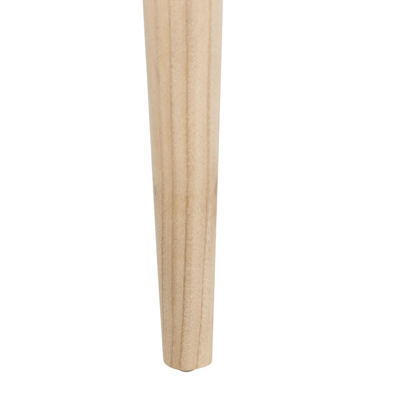 Banc en bois et cuir – 47Lx16Px18H