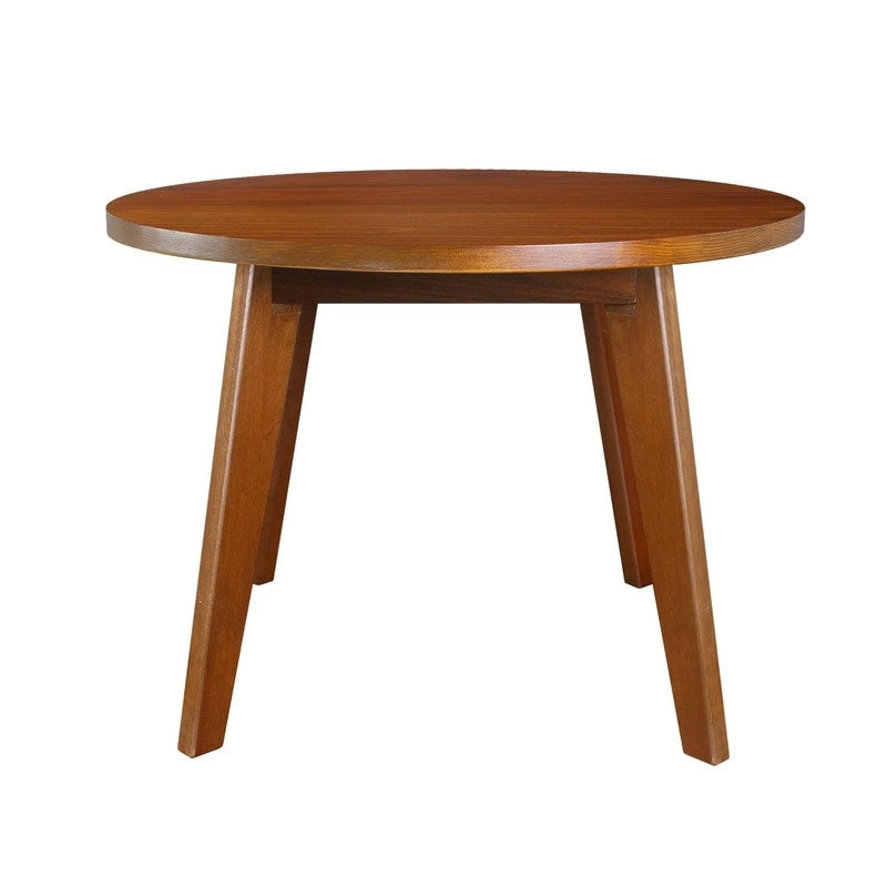 table ronde en bois massif