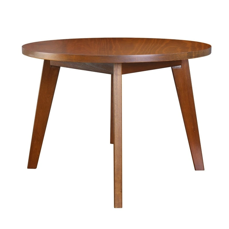 table ronde en bois massif