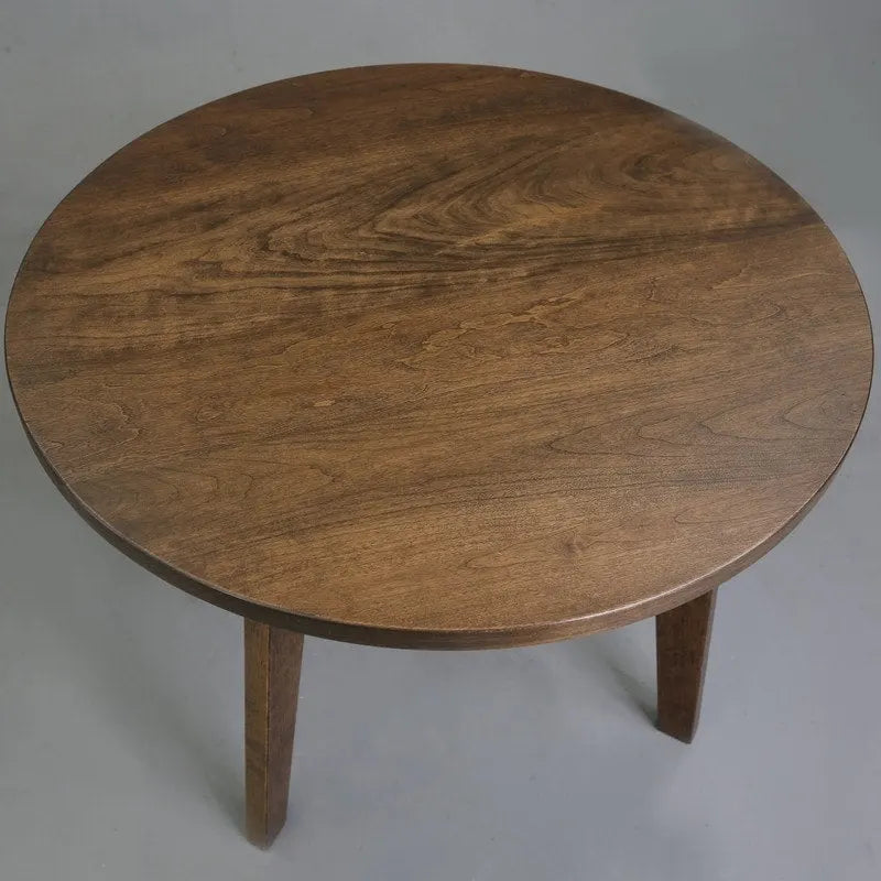 table ronde en bois massif