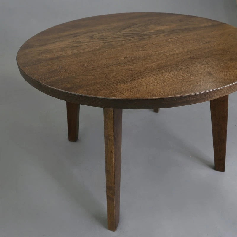 table ronde en bois massif