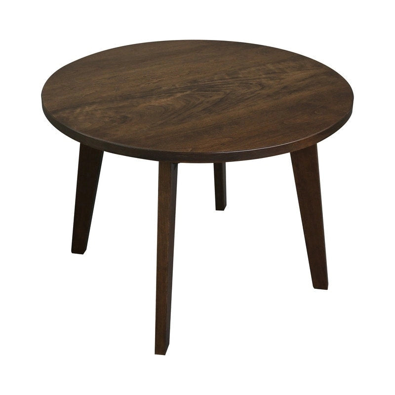 table ronde en bois massif