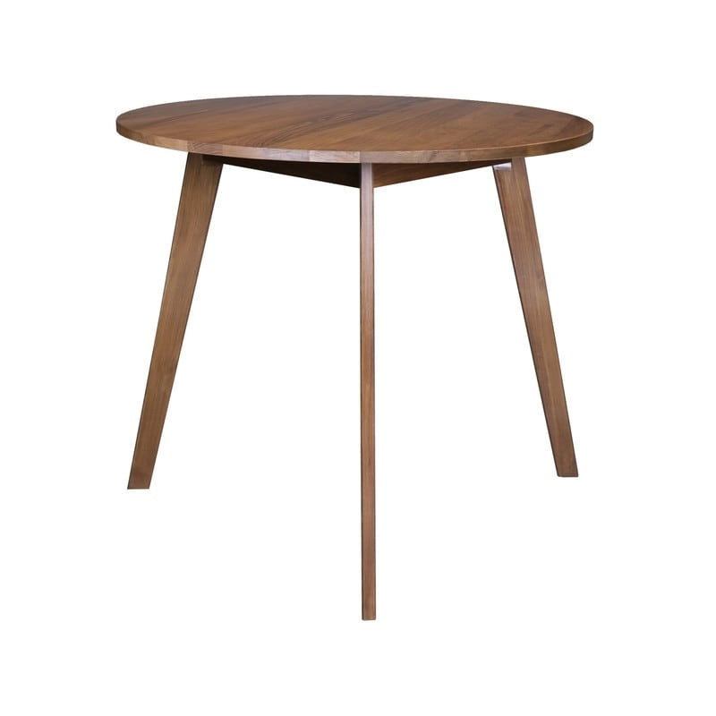table ronde en bois massif
