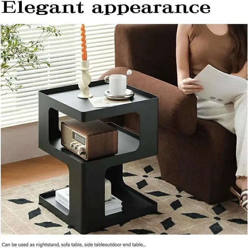 Tables de nuit à 3 niveaux - 15.74P x 15.74L x 21.25H