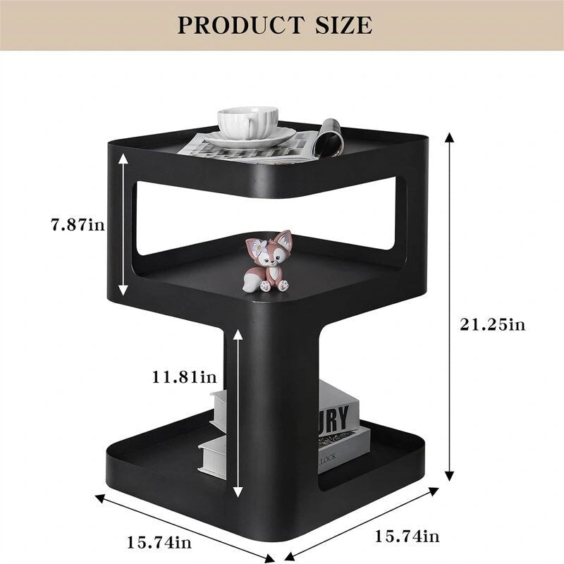 Tables de nuit à 3 niveaux - 15.74P x 15.74L x 21.25H
