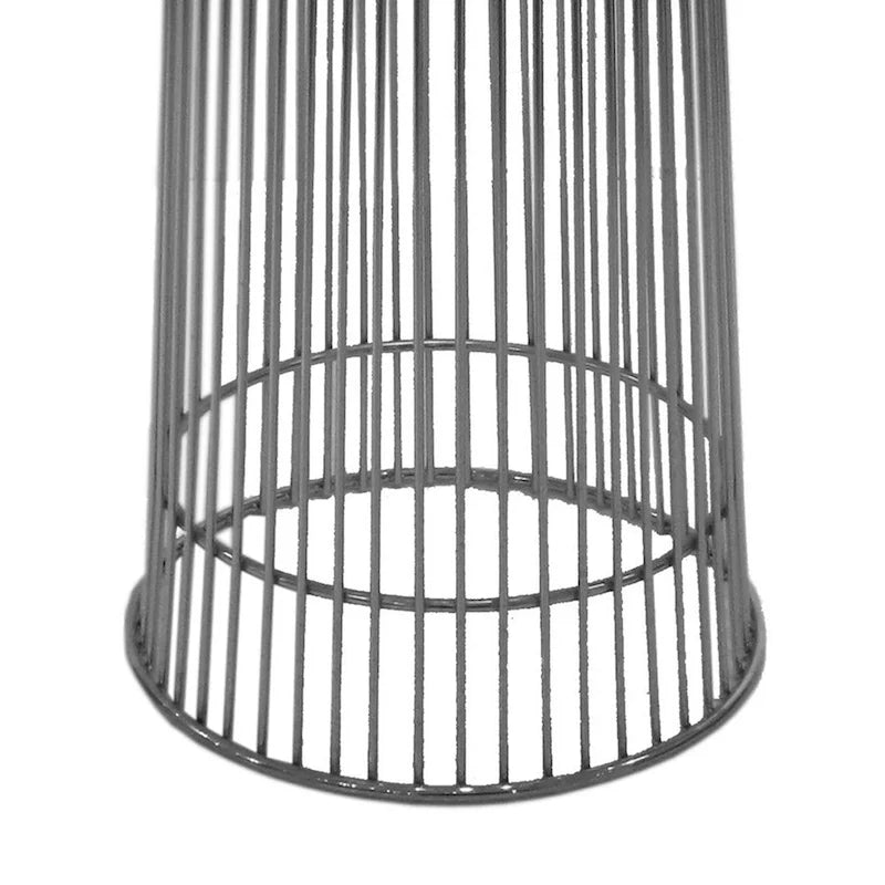 Table à manger 40 pouces, plateau rond en verre trempé, piètement piédestal ouvert