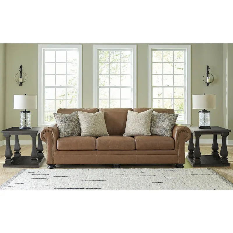 Signature Design by Ashley Carianna Caramel Sofa - 101W x 40D x 40H